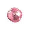 10g. Aluminium Perlen rund 7mm Silber/Rosa